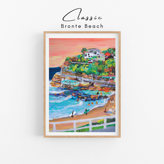 Bronte Beach Classic/Pink Print